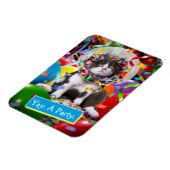 Katze im Party Magnet (Linke Seite)