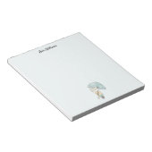 Katze im Rain Stationery Notizblock (angewinkelt)