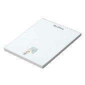 Katze im Rain Stationery Notizblock (Rotiert)