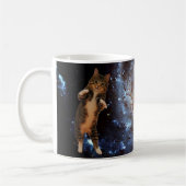 Katze im Raum - Tasse (Links)