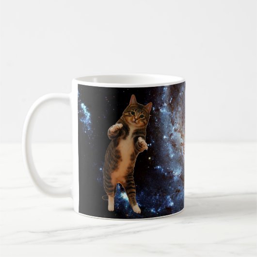 Katze im Raum - Tasse (Links)