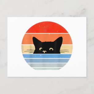 Katze im Retro, Katze im Lover, Katzenbesitzer, Ni Feiertagspostkarte