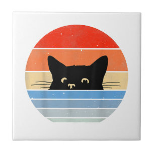 Katze im Retro, Katze im Lover, Katzenbesitzer, Ni Fliese