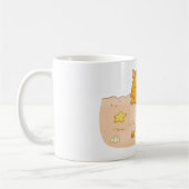 Katze im Sand Kaffeetasse (Links)