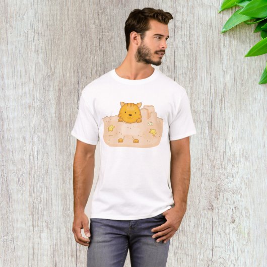 Katze im Sand T-Shirt