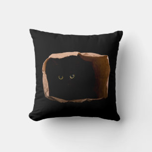 Katze im Schatten verstecken Kissen
