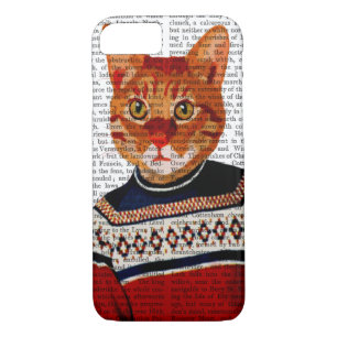 Katze im Ski Sweater 2 Case-Mate iPhone Hülle