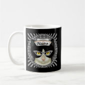 Katze im Smoking-Krankenschwester Kaffeetasse (Links)
