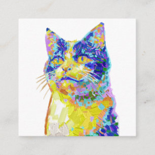 Katze im Sonnenlicht Begleitkarte