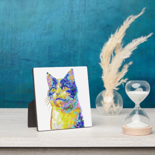 Katze im Sonnenlicht Fotoplatte (InSitu)