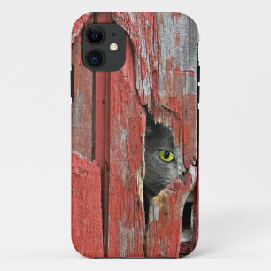 Katze im Stallholzloch Case-Mate iPhone Hülle