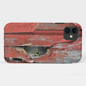 Katze im Stallholzloch Case-Mate iPhone Hülle (Rückseite (Horizontal))