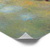 Katze im Stil von Gustav Klimt, Jugendstil Poster (Ecke)