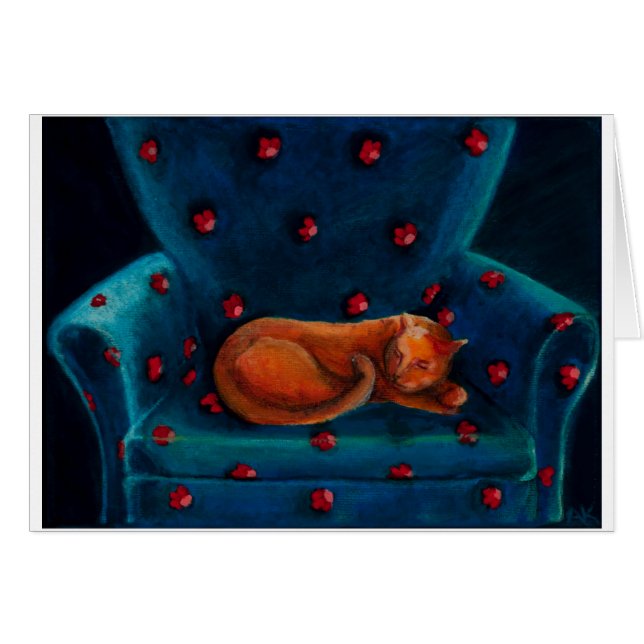 Katze im Stuhl (Vorderseite (Horizontal))