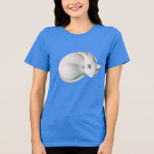 Katze im T - Shirt "Repose-3" (Vorderseite)