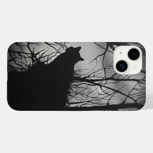 Katze im T - Shirt Tree Case-Mate iPhone Hülle (Rückseite (Horizontal))