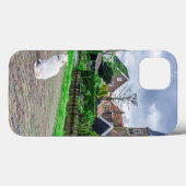Katze im traditionellen Fischerdorf Case-Mate iPhone Hülle (Rückseite (Horizontal))