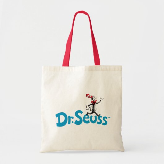 Katze im Vintagen Hutlogo Tragetasche (Vorne)