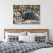 Katze im Wald Leinwanddruck (Insitu (Schlafzimmer))