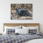 Katze im Wald Leinwanddruck (Insitu (Schlafzimmer))