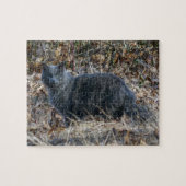 Katze im Wald Puzzle (Horizontal)
