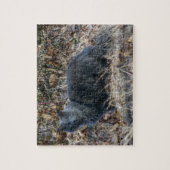 Katze im Wald Puzzle (Vertikal)