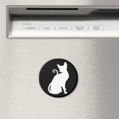 Katze im Weißen Haus Magnet (In Situ (Geschirrspüler))