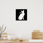Katze im Weißen Haus Poster (Küche)