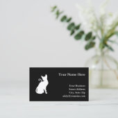 Katze im Weißen Haus Visitenkarte (Stehend Vorderseite)