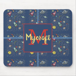 Katze im Weltraum Mousepad