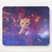 Katze im Weltraum Mousepad (Vorne)