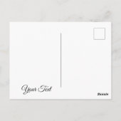 Katze im Weltraum. Postkarte (Rückseite)