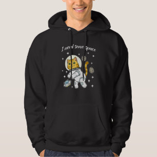 Katze im Weltraum Ufo Galaxy Universe Cosmos Kitte Hoodie