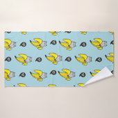 Katze in Banane Badehandtuch (Badehandtuch)