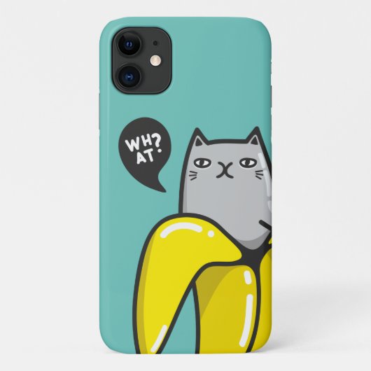 Katze in Banane Case-Mate iPhone Hülle (Rückseite)