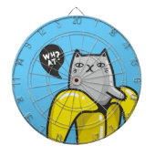 Katze in Banane Dartscheibe (vorne)