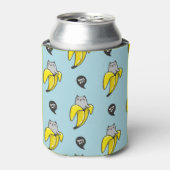 Katze in Banane Dosenkühler (Kanne Vorderseite)