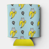 Katze in Banane Dosenkühler (Rückseite)