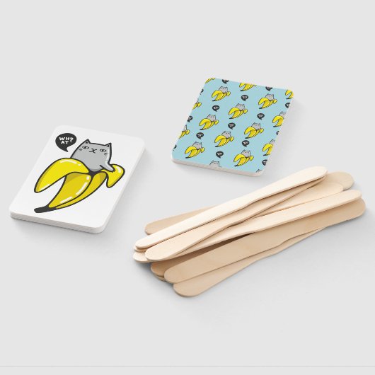 Katze in Banane Fächer (Non-assembled)