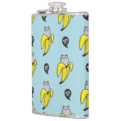 Katze in Banane Flachmann (Links)