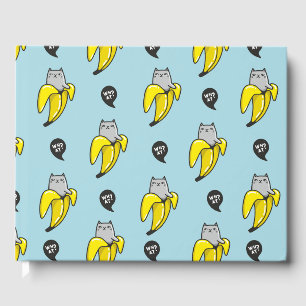 Katze in Banane Gästebuch