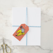 Katze in Banane Geschenkanhänger (Mit Garn)