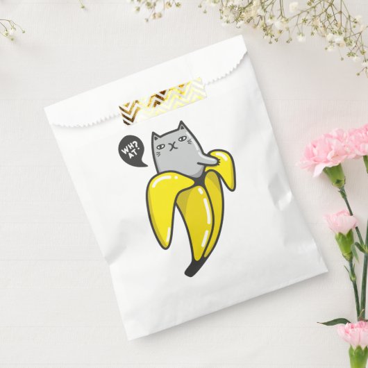 Katze in Banane Geschenktütchen (Versiegelt)