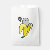 Katze in Banane Geschenktütchen (Vorderseite)