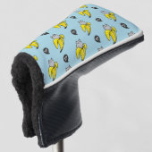 Katze in Banane Golf Headcover (3/4 Vorderseite)