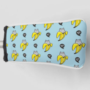 Katze in Banane Golf Headcover