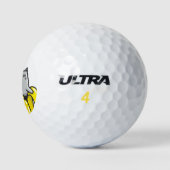 Katze in Banane Golfball (Logo)
