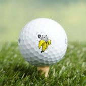 Katze in Banane Golfball (Insitu T-Shirt)