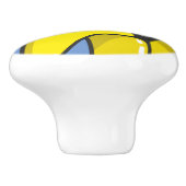 Katze in Banane Keramikknauf (Seitenansicht)