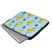 Katze in Banane Laptopschutzhülle (Vorne Knopf)